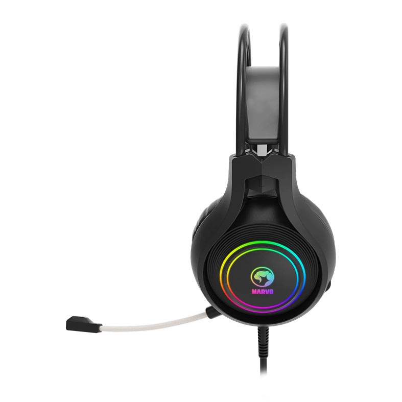 Headset Gamer Marvo HG8921, RGB, Drivers 40mm, Preto, HG8921 - miniatura 5