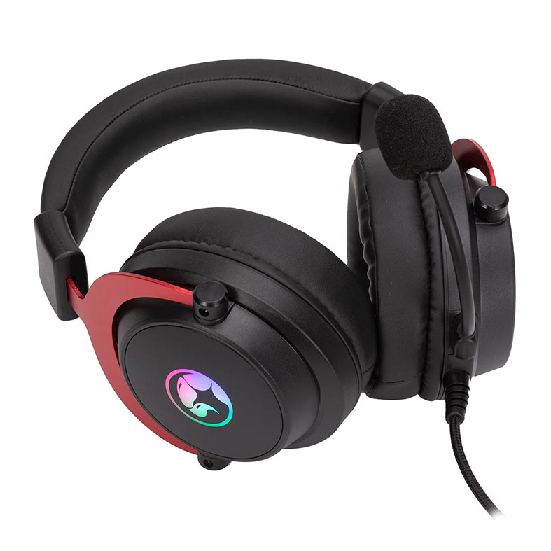 Headset Gamer Marvo HG9067, RGB, Drivers 50mm, Preto, HG9067 - miniatura 3