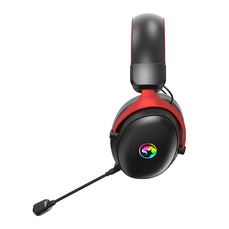 Headset Gamer Marvo Tactic X Pro, RGB, Wireless, Drivers 53mm, Preto, HG9076W - miniatura 5