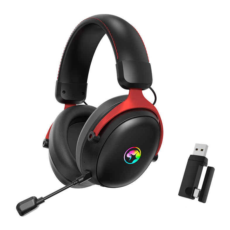 Headset Gamer Marvo Tactic X Pro, RGB, Wireless, Drivers 53mm, Preto, HG9076W - miniatura 3
