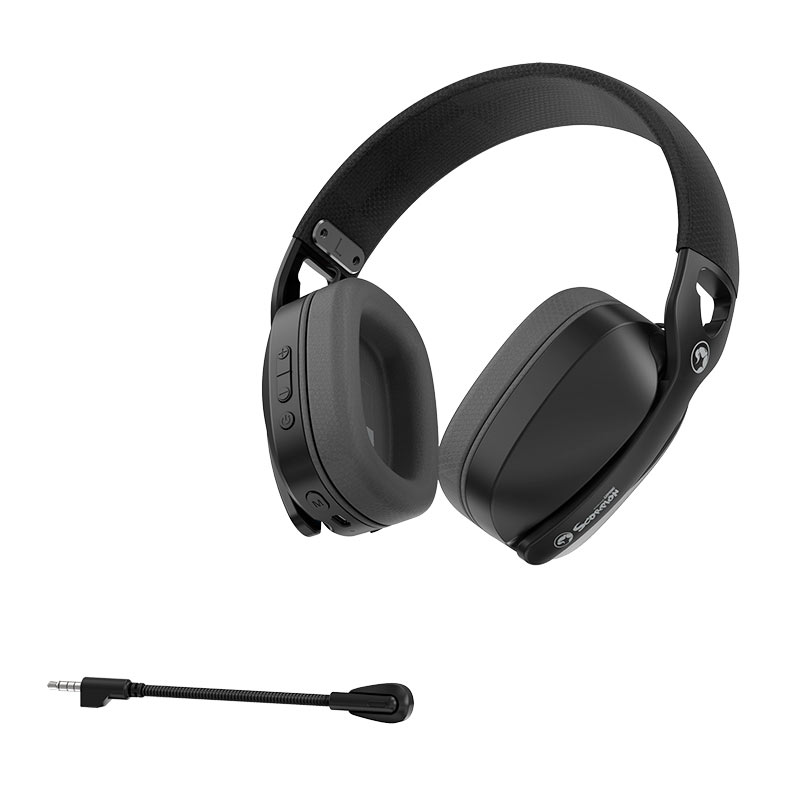 Headset Gamer Marvo Pulz 70W, RGB, Drivers 40mm, Tri-Mode, Preto, HG9086W-BK - miniatura 6