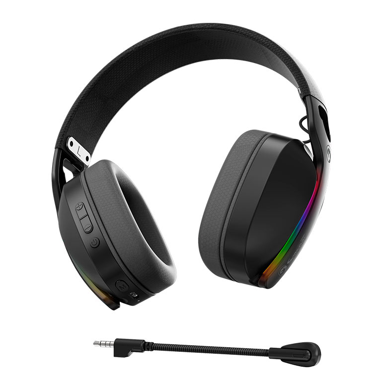 Headset Gamer Marvo Pulz 70W, RGB, Drivers 40mm, Tri-Mode, Preto, HG9086W-BK - miniatura 5