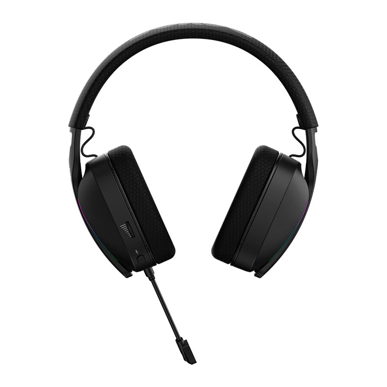 Headset Gamer PCYES Nowy, RGB, Drivers 40mm, Preto, HGNW40BV - miniatura 6