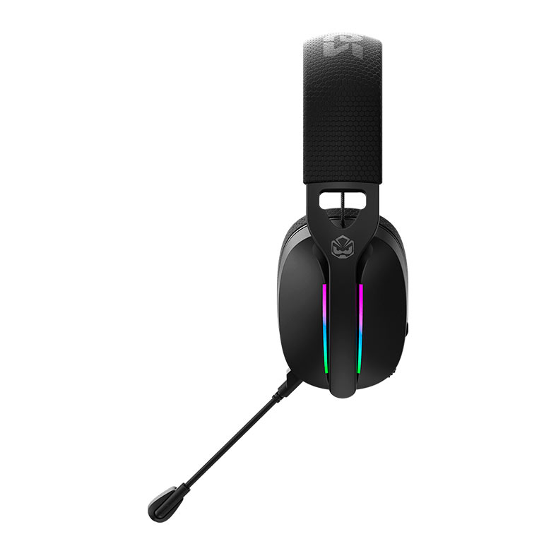 Headset Gamer PCYES Nowy, RGB, Drivers 40mm, Preto, HGNW40BV - miniatura 3