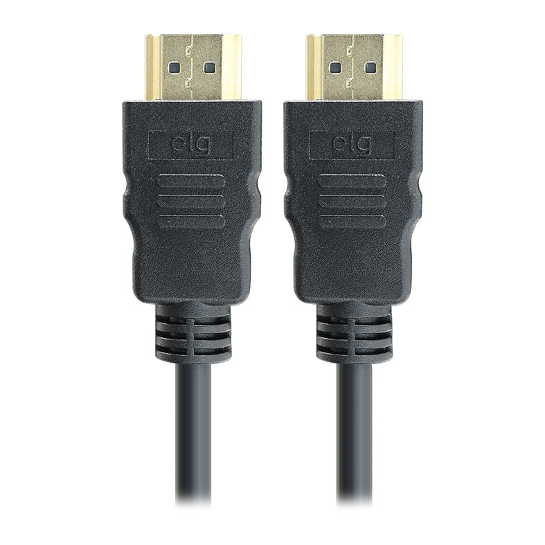 Cabo HDMI 2.0 ELG, 4K Ultra HD, 3m, Preto, HS2030 - imagem 1