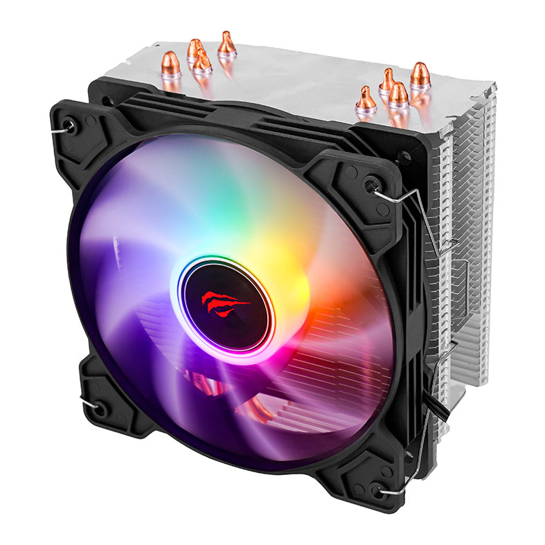 Cooler Para Processador Havit F2003, 120mm, Preto, HVCF-F2003-BK - imagem 1