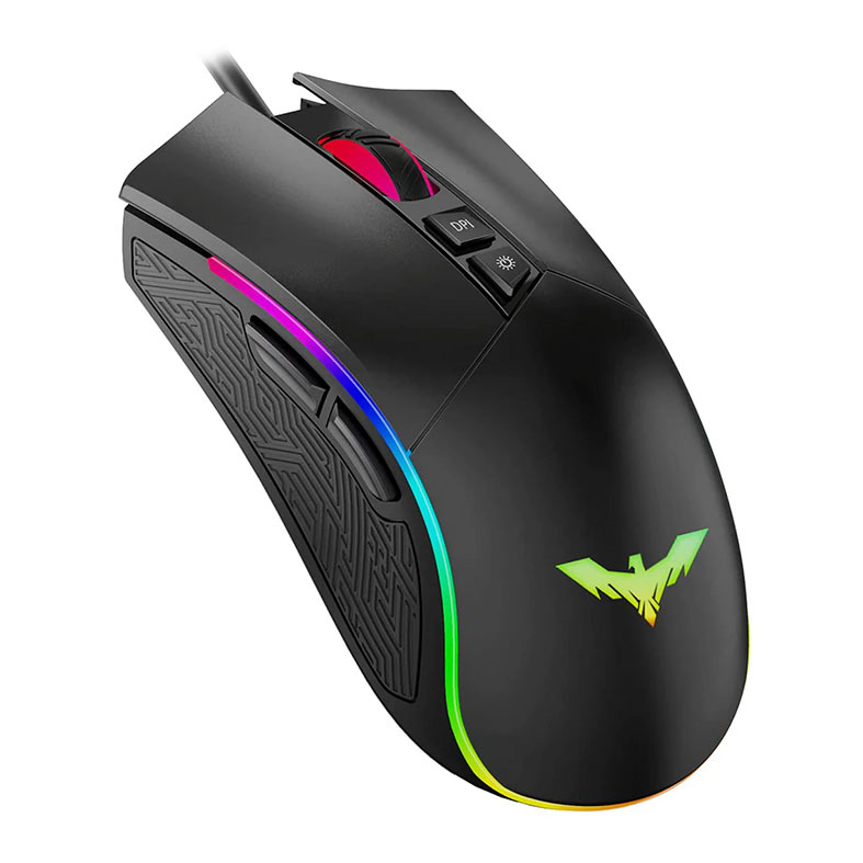 Mouse Gamer Havit HV-MS733, RGB, 4800DPI, 7 Botoes, Preto, HV-MS733-BK - miniatura 3