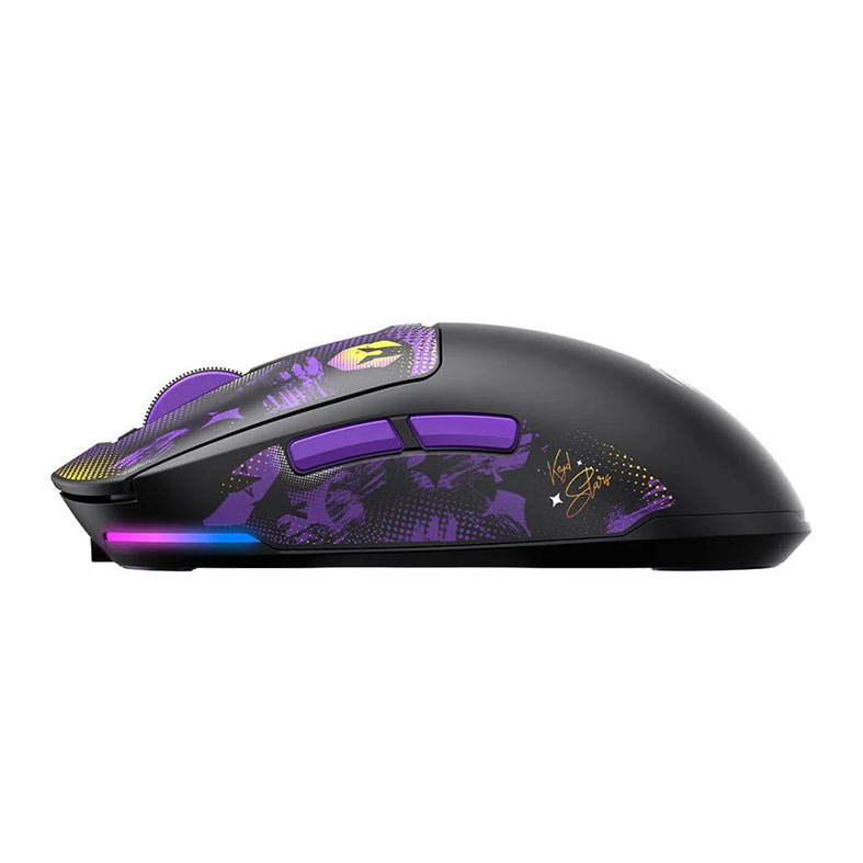 Mouse Gamer Havit MS969WBxVKS, RGB, 16000DPI, 6 Botoes, Wireless, Preto, HVMS-MS969WBXVKS-BV - miniatura 5