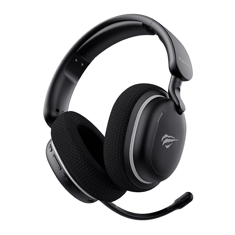 Headset Gamer Havit Fuxi H7SE, Drivers 40mm, Bluetooth, Preto e Branco, HVGMH-FUXI-H7SE-BW - miniatura 6