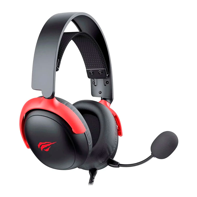 Headset Gamer Havit H2015F, Drivers 53mm, Preto e Vermelho, HVGMH-H2015F-BR - miniatura 4