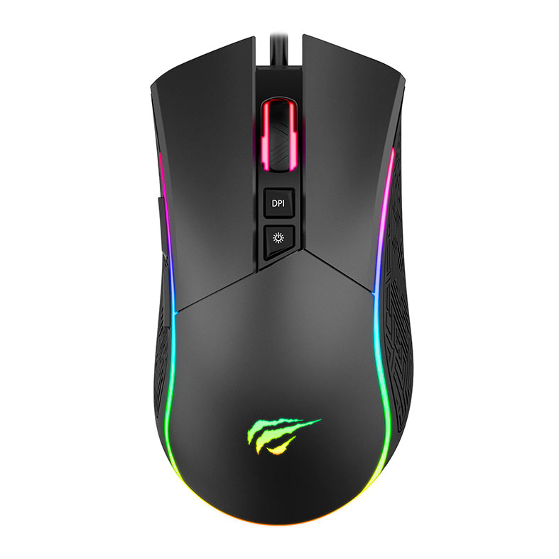 Mouse Gamer Havit MS1001S, RGB, 7 Botoes, Preto, HVMS-MS1001S-BG - imagem 1