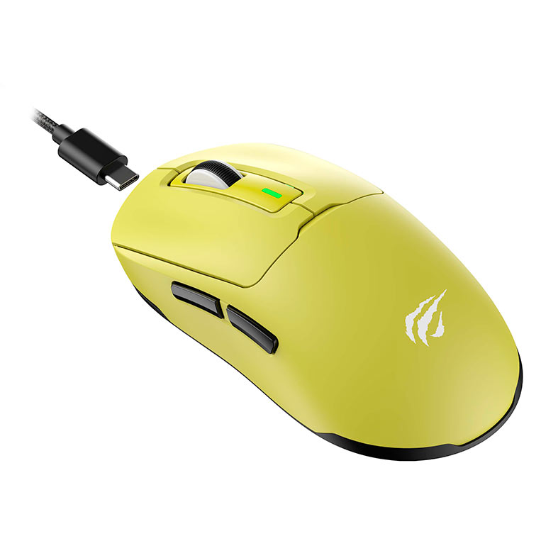 Mouse Gamer Havit MS969SE, 8000DPI, 6 Botoes, Wireless, Amarelo, HVMS-MS969SE-YB - miniatura 5