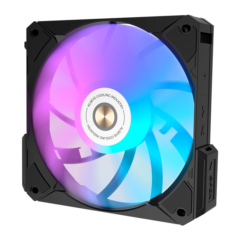 Ventoinha Alseye Infinity i-12, ARGB, 120mm, Preto, I-12B - miniatura 4