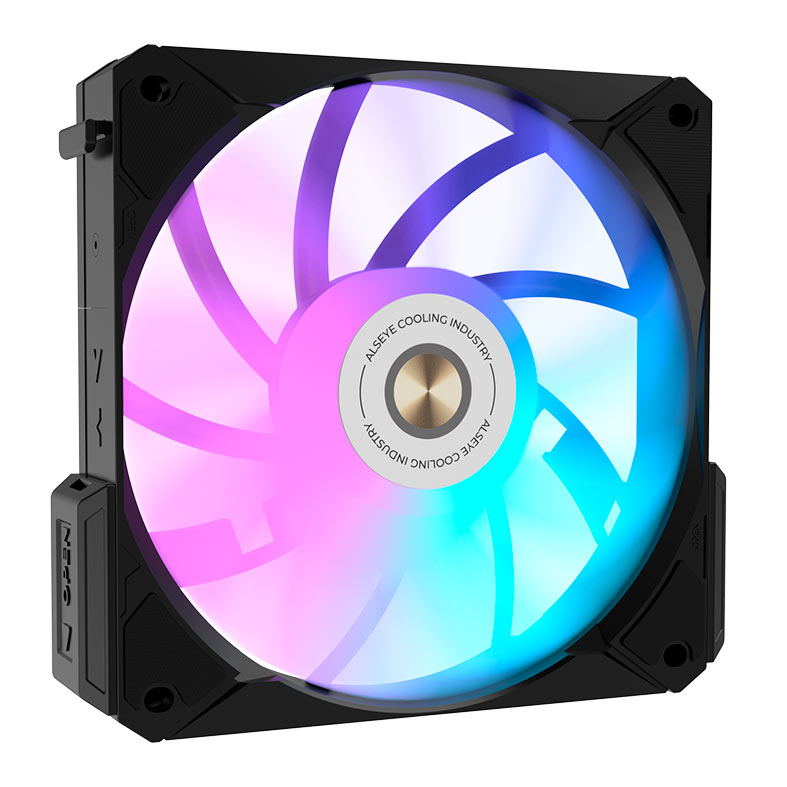 Ventoinha Alseye Infinity i-12, ARGB, 120mm, Preto, I-12B - miniatura 3