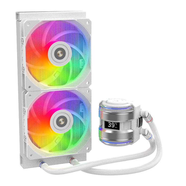 Water Cooler Alseye I240 SE, ARGB, 240mm, Branco, I240-W-SE - miniatura 3