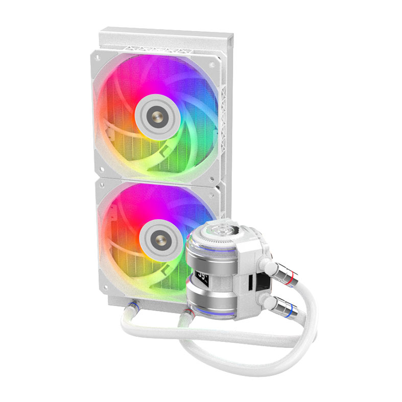 Water Cooler Alseye I240 SE, ARGB, 240mm, Branco, I240-W-SE - miniatura 4
