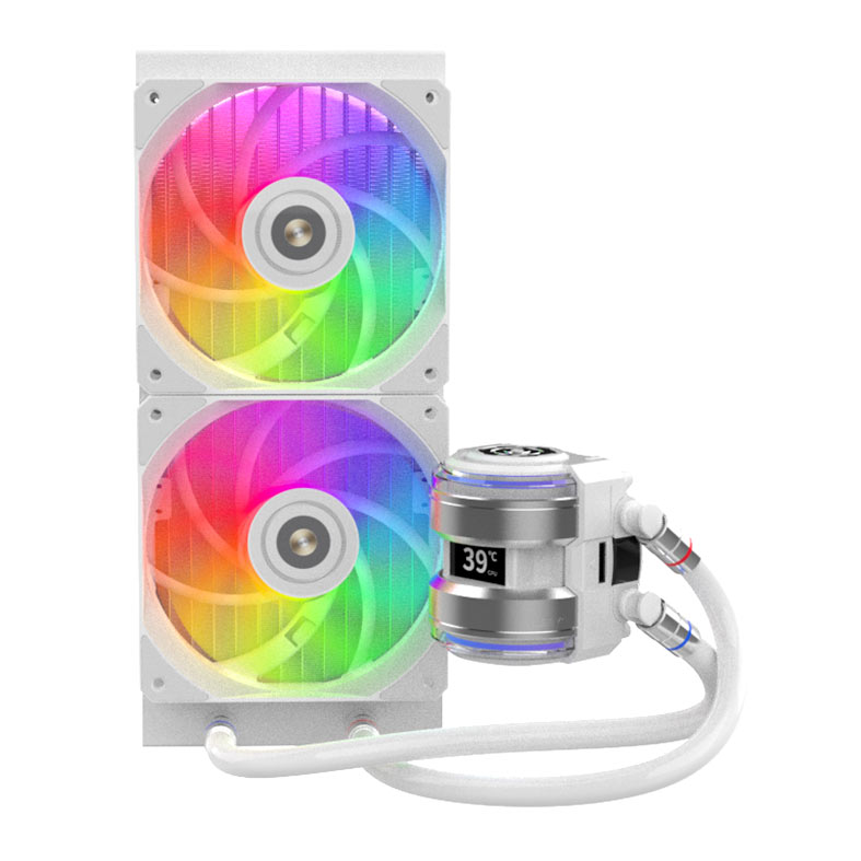 Water Cooler Alseye I240 SE, ARGB, 240mm, Branco, I240-W-SE - miniatura 5