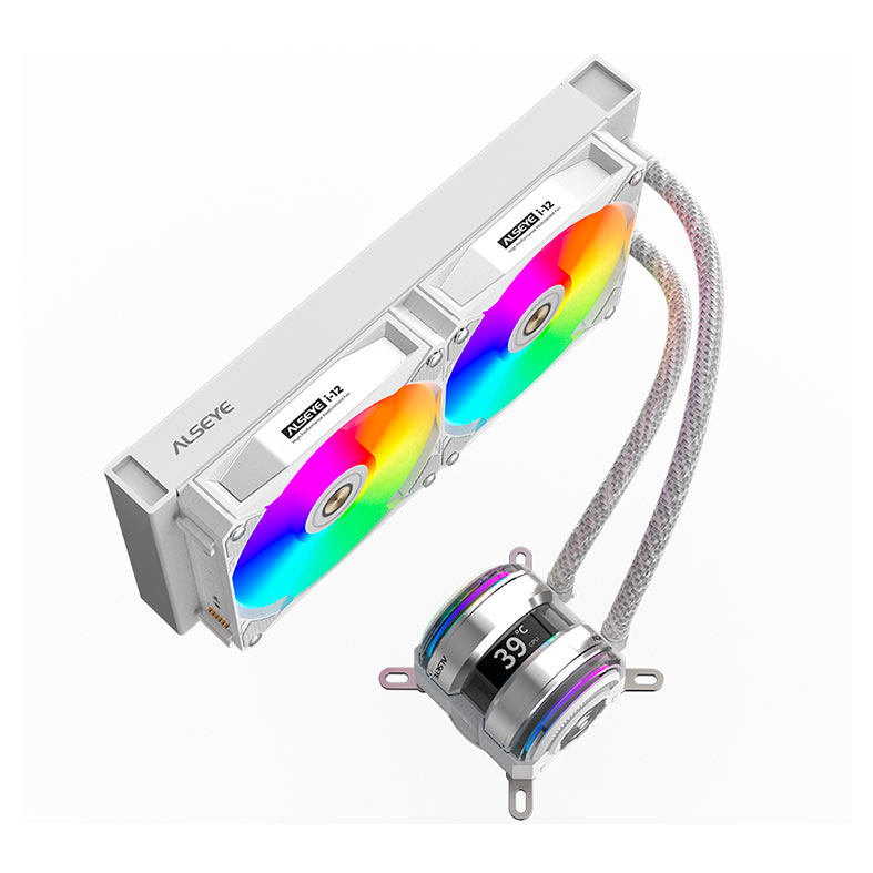 Water Cooler Alseye Infinity I240, ARGB, 240mm, Branco, I240-W - miniatura 3