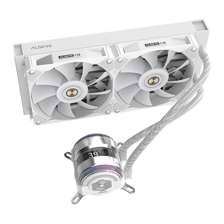 Water Cooler Alseye Infinity I240, ARGB, 240mm, Branco, I240-W - miniatura 4