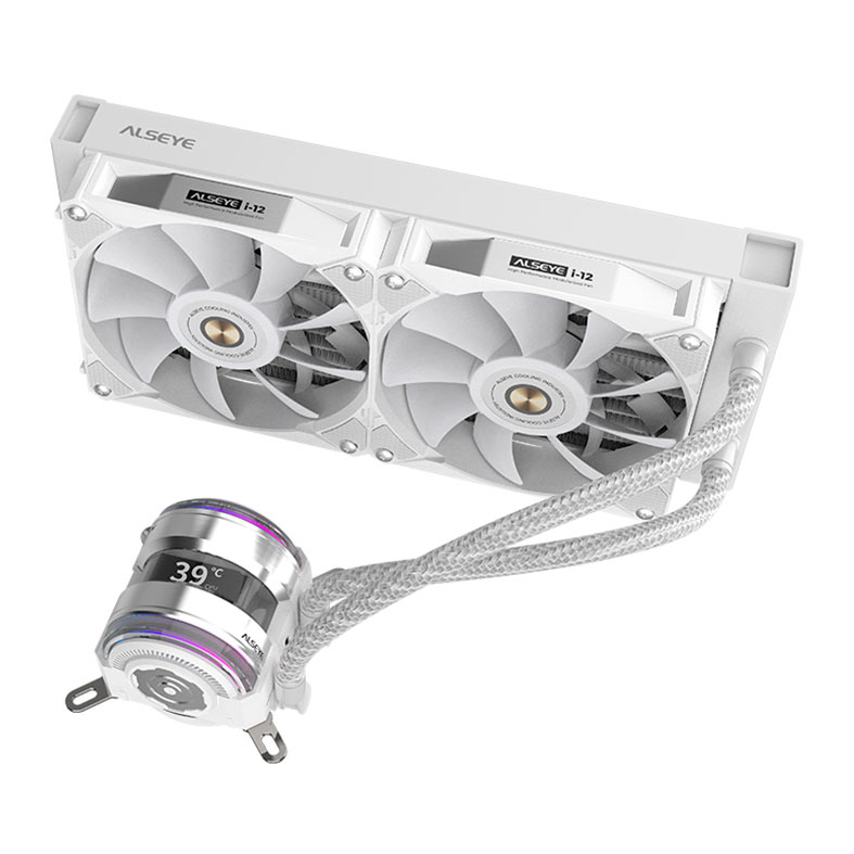 Water Cooler Alseye Infinity I240, ARGB, 240mm, Branco, I240-W - miniatura 5