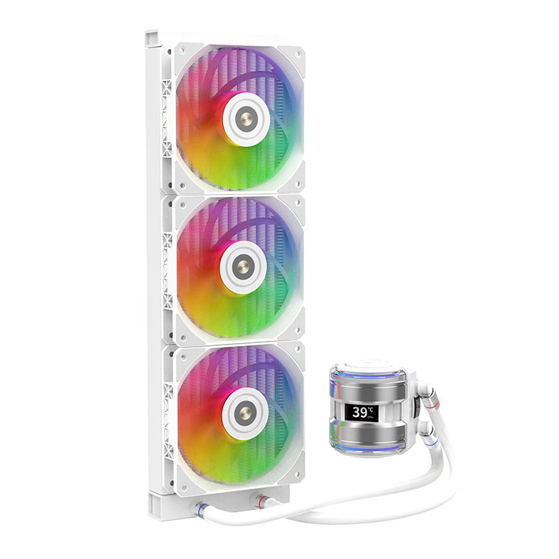 Water Cooler Alseye I360 SE, ARGB, 360mm, Branco, I360-W-SE - miniatura 4