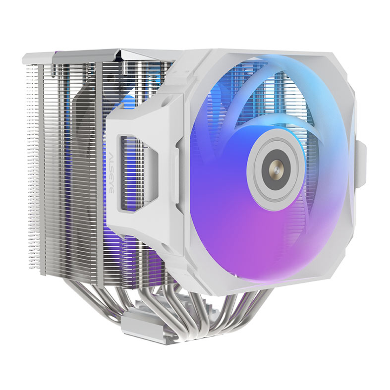 Cooler Para Processador Alseye I600, RGB, 120mm, Branco, I600-W - imagem 1