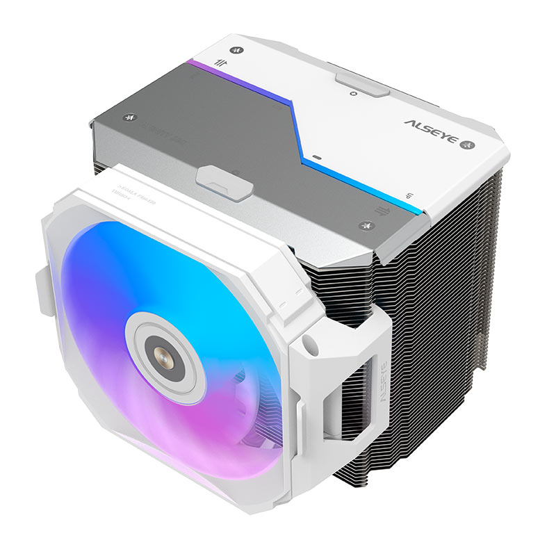 Cooler Para Processador Alseye I600, RGB, 120mm, Branco, I600-W - miniatura 4