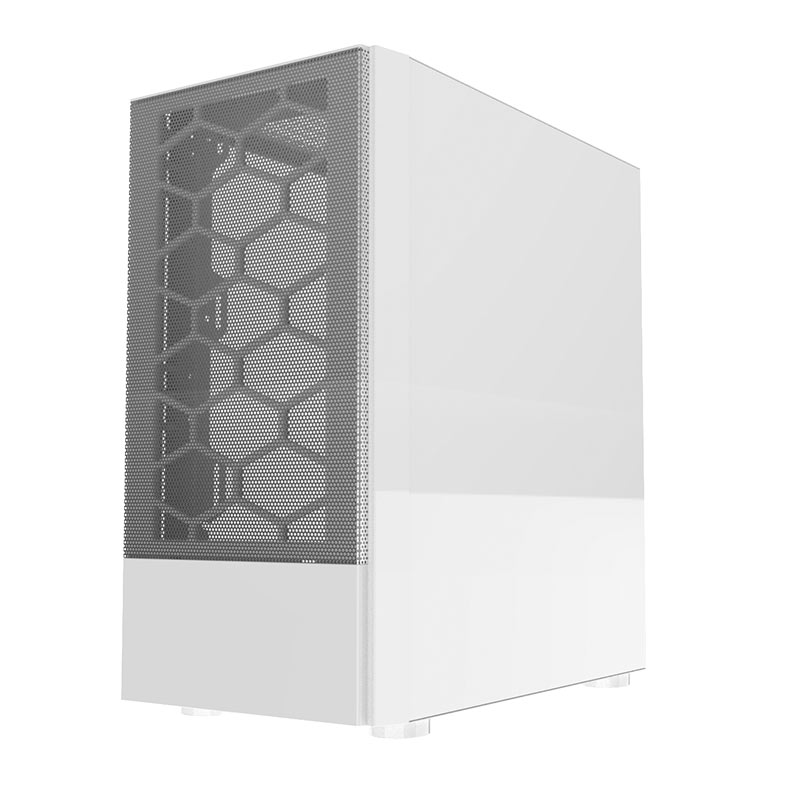 Gabinete Gamer Alseye Ice, Mid-Tower, Lateral de Vidro, Branco, ICE-WH - miniatura 4