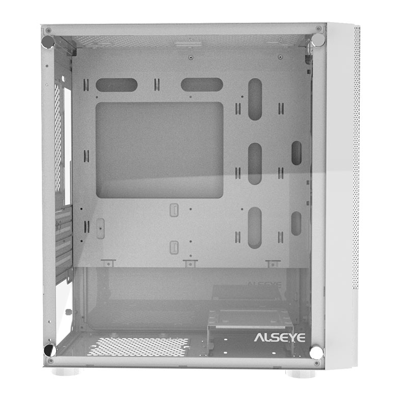 Gabinete Gamer Alseye Ice, Mid-Tower, Lateral de Vidro, Branco, ICE-WH - miniatura 6