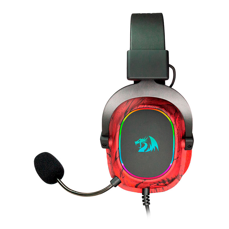 Headset Redragon Infernal Ryuji, RGB, Som 7.1 Surround, Drivers 53mm, Preto e Vermelho, ID-510RGB - miniatura 4