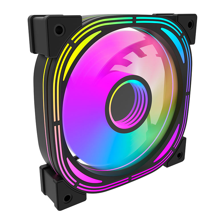 Kit Ventoinhas Aigo Darkflash Infinity 24 Pro, ARGB, 3x120mm, Preto, INF24PRO3IN1BK - miniatura 4