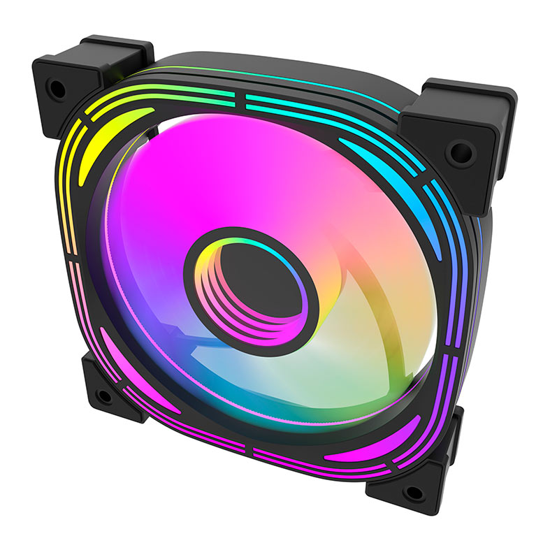 Kit Ventoinhas Aigo Darkflash Infinity 24 Pro, ARGB, 3x120mm, Preto, INF24PRO3IN1BK - miniatura 5