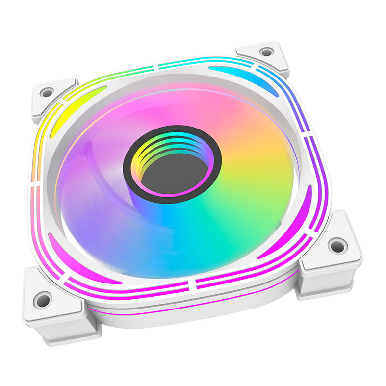 Kit Ventoinhas Aigo Darkflash Infinity 24 Pro, ARGB, 5x120mm, Branco, INF24PRO5IN1WH - miniatura 5