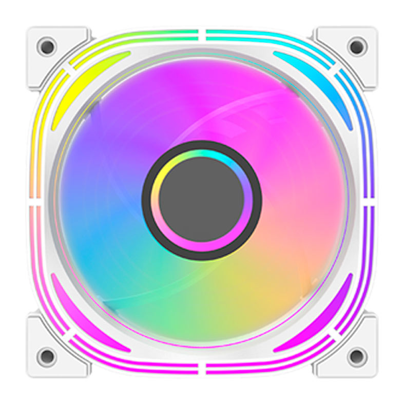 Ventoinha Aigo Darkflash Infinity 24 Pro, ARGB, 120mm, Branco, INF24PROWH - imagem 1