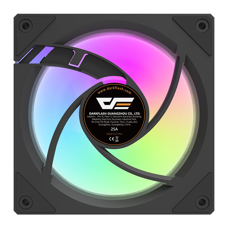 Kit Ventoinhas Aigo Darkflash INF32T, ARGB, 3x120mm, Preto, INF32T3X1-BK - miniatura 11