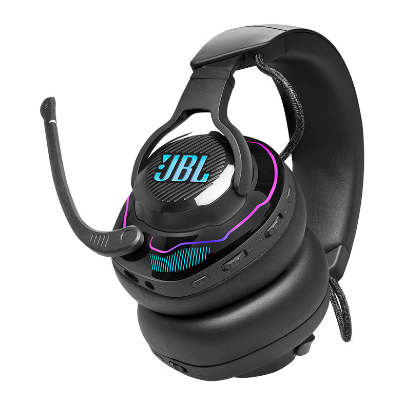 Headset Gamer JBL Quantum 910 Wireless, RGB, preto, JBLQ910WLBLK - miniatura 4