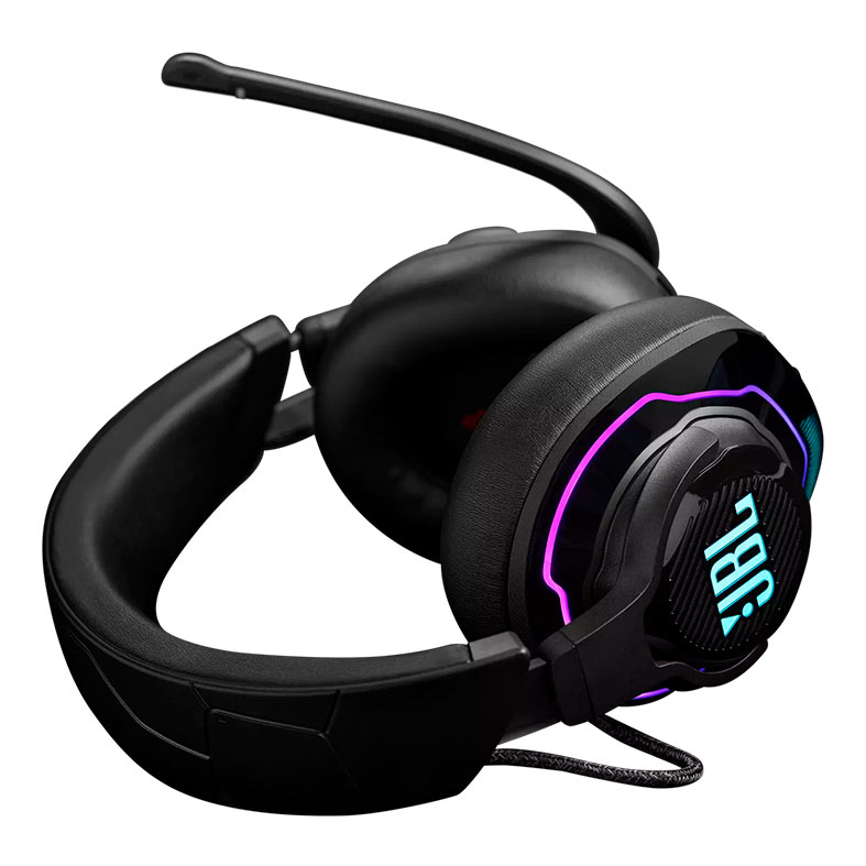 Headset Gamer JBL Quantum 910 Wireless, RGB, preto, JBLQ910WLBLK - miniatura 7