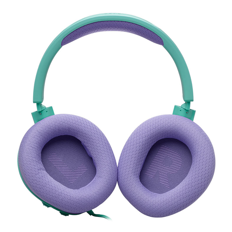 Headset Gamer JBL Quantum 100M2, Drivers 40mm, Ciano e Roxo, JBLQTUM100M2CYN - miniatura 7