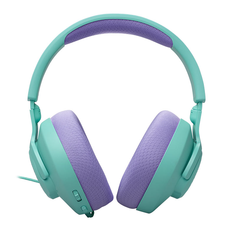 Headset Gamer JBL Quantum 100M2, Drivers 40mm, Ciano e Roxo, JBLQTUM100M2CYN - miniatura 9