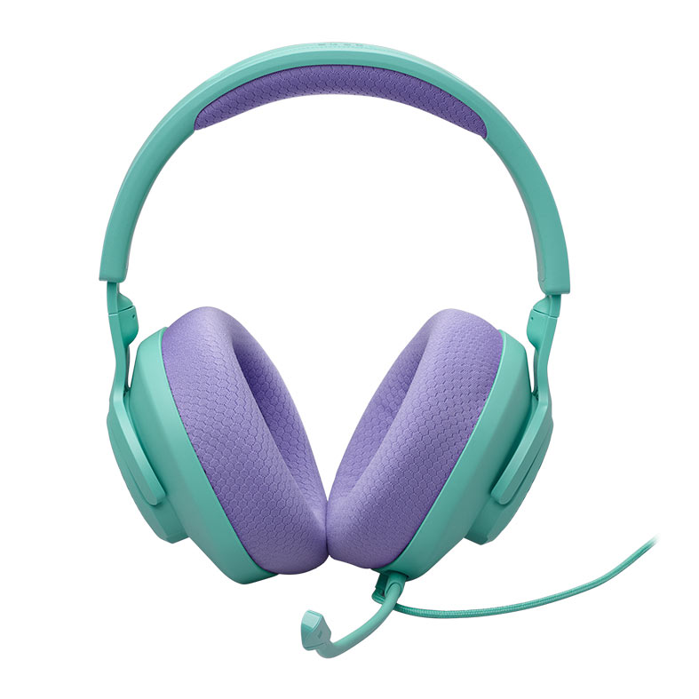 Headset Gamer JBL Quantum 100M2, Drivers 40mm, Ciano e Roxo, JBLQTUM100M2CYN - miniatura 8