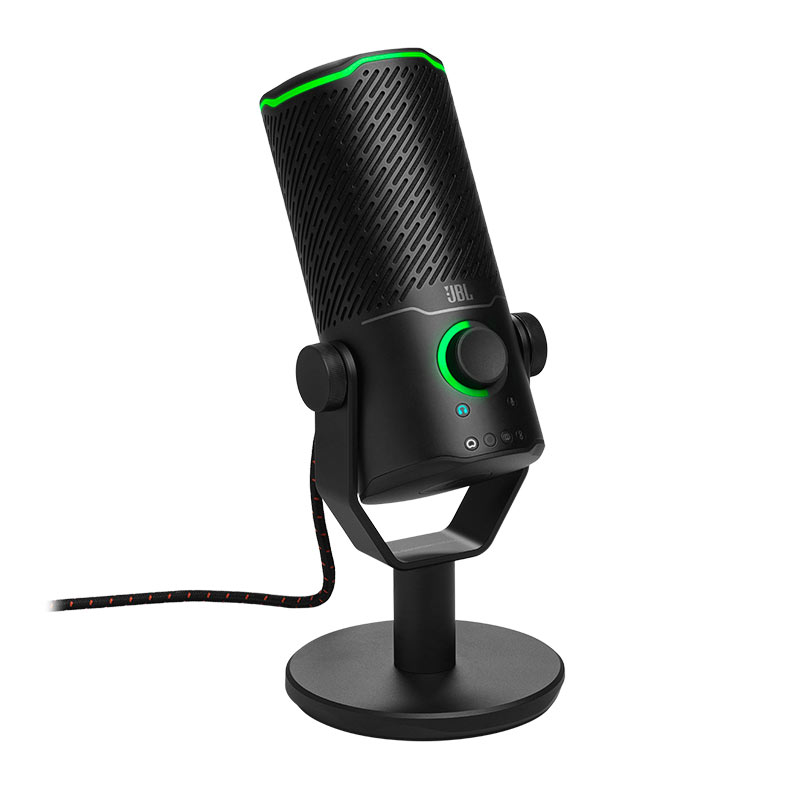 Microfone JBL Quantum Stream Studio, USB-C, Preto, JBLSTRMSTUDIOBLK - imagem 1