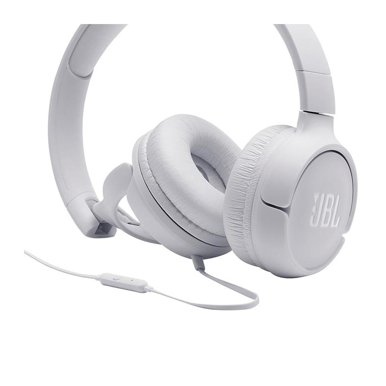 Fone de Ouvido JBL Tune 500 Pure Bass Branco, JBLT500WHT - miniatura 5