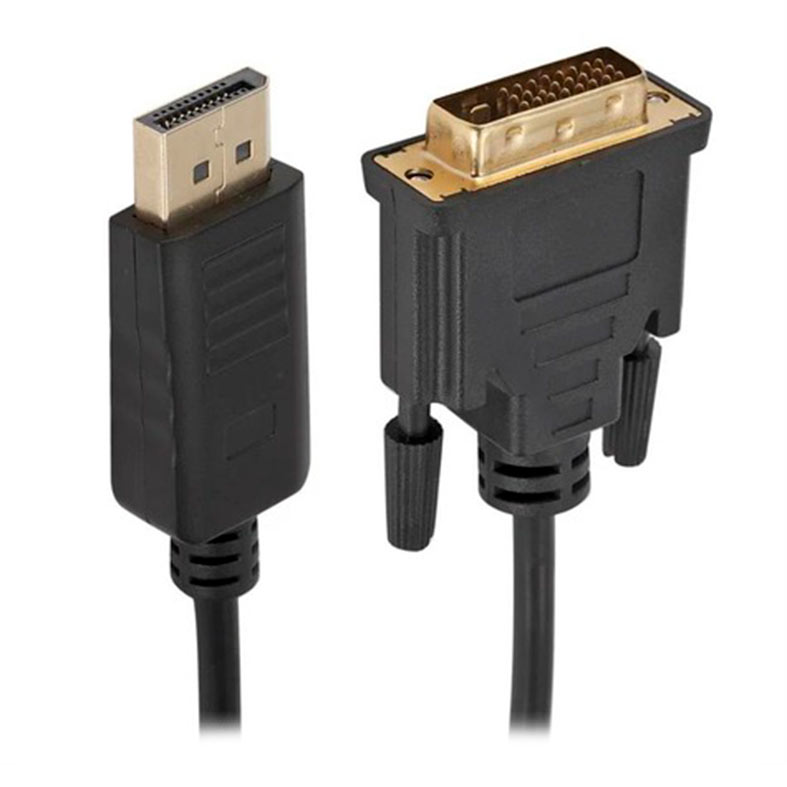 Cabo Displayport Para DVI F3, 1.8m, Preto, JC-CB-DDVI18 - miniatura 3