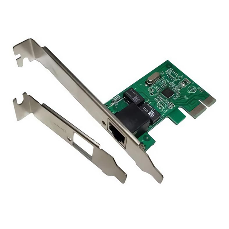 Placa De Rede F3 PCI-Express Normal e Low Profile 10/100/1000, JC-PCI-EX