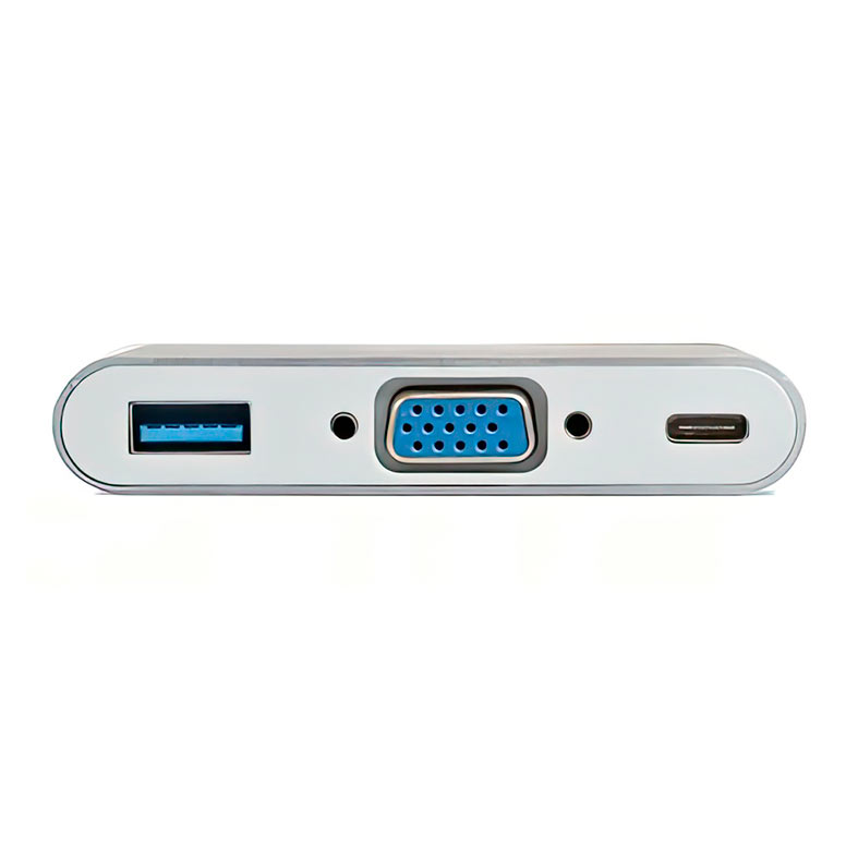 Cabo Adaptador F3 3 in 1 Tipo C Para USB 3.0 + VGA + Tipo C , JC-TYC-VGA31 - miniatura 4