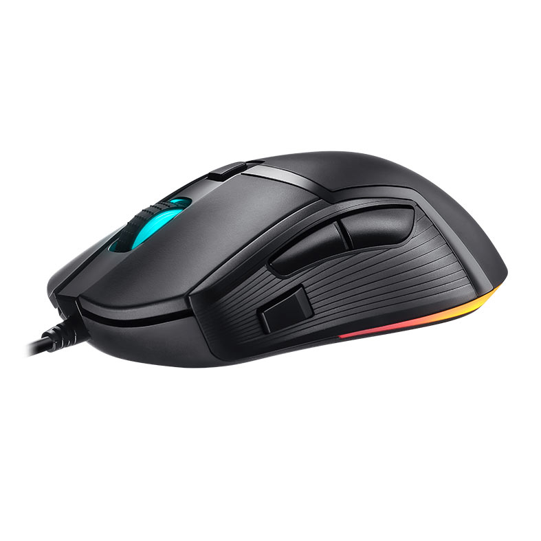 Mouse Gamer Thunderobot MG201, RGB, 4200DPI, 7 Botoes, Preto, JM03N4E07 - miniatura 4