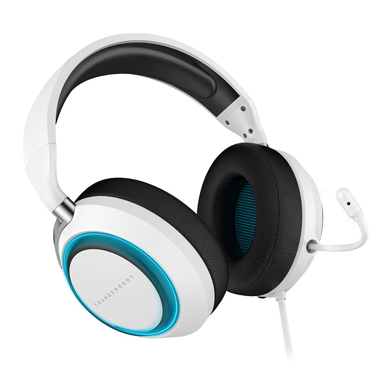 Headset Gamer Thunderobot HG503, RGB, Som Surround 7.1, Drivers 50mm, Branco, JM03N6E07 - miniatura 5