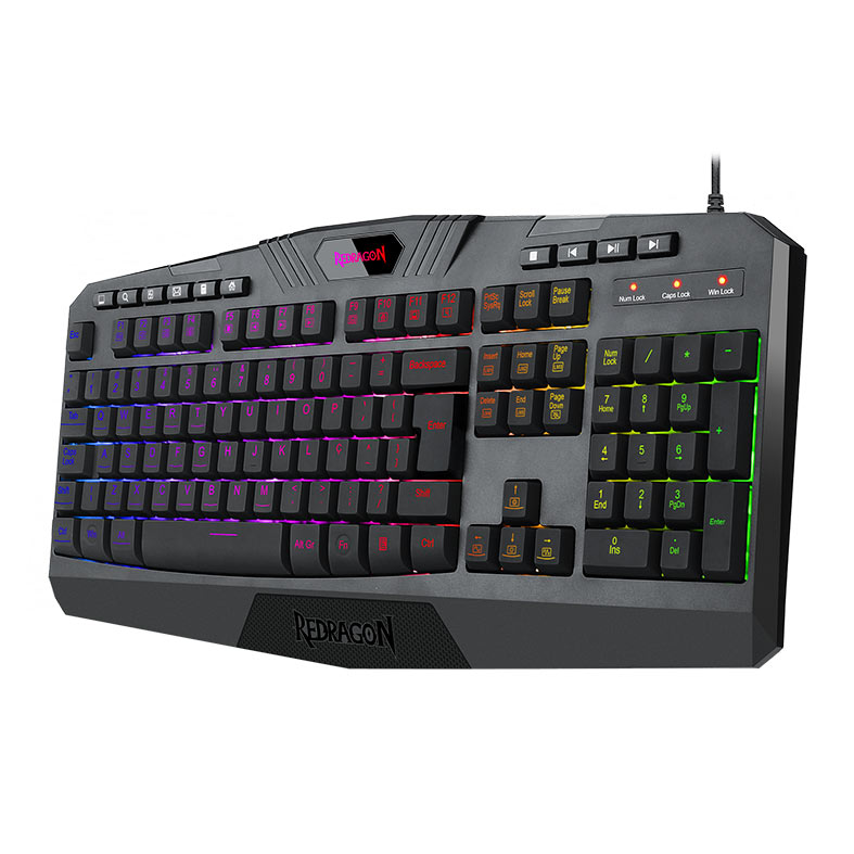 Teclado Gamer Redragon Harpe2 RGB, ABNT2, Preto, K503RGB-V2 - miniatura 5