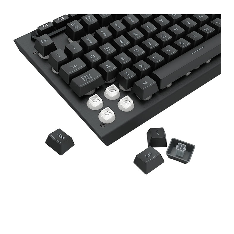 Teclado Gamer Redragon Aditya, RGB, Preto, K513-RGB - miniatura 9