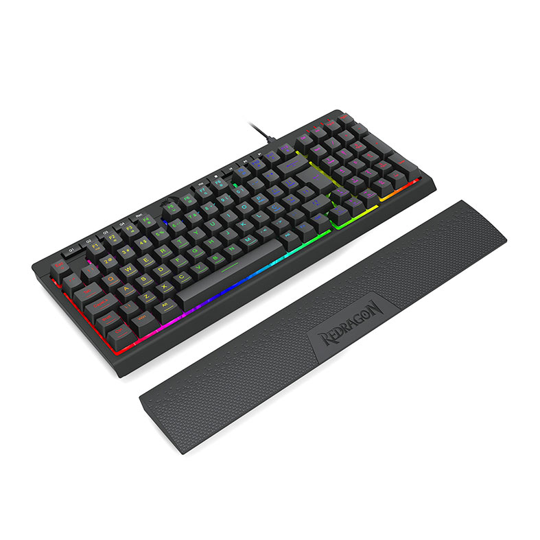 Teclado Gamer Redragon Shiva 98, RGB, ABNT2, Preto, K515-RGB-PT - miniatura 6